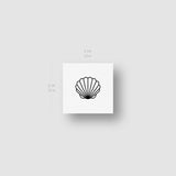 Small Shell Temporary Tattoo (Set of 3)
