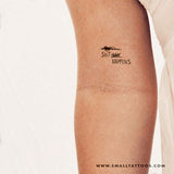 Shit Happens Temporary Tattoo (Set of 3)