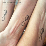 Sister Infinity Symbol Temporary Tattoo (Set of 3)