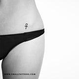 Small Egyptian Ankh Temporary Tattoo (Set of 3)