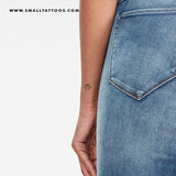 Small Planet Earth (Africa) Temporary Tattoo (Set of 3)