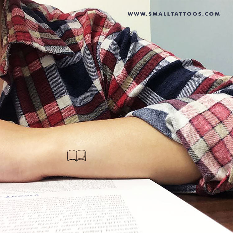 Book Temporary Tattoo (Set of 3)