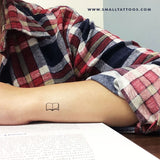 Book Temporary Tattoo (Set of 3)