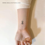 Small Pineapple Temporary Tattoo (Set of 3)