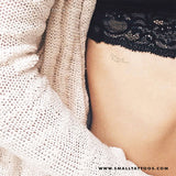 Small Virgo Constellation Temporary Tattoo