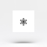 Small Snowflake Temporary Tattoo (Set of 3)
