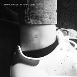 Small Deathly Hallows Temporary Tattoo (Set of 3)