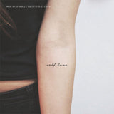 Self Love Temporary Tattoo (Set of 3)