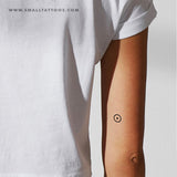 Solar Planetary Symbol Temporary Tattoo (Set of 3)