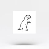 T-Rex Dinosaur Temporary Tattoo (Set of 3)