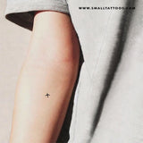 Tiny Airplane Temporary Tattoo (Set of 3)