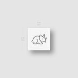 Matching Dinosaur Temporary Tattoo (Set of 3x3)