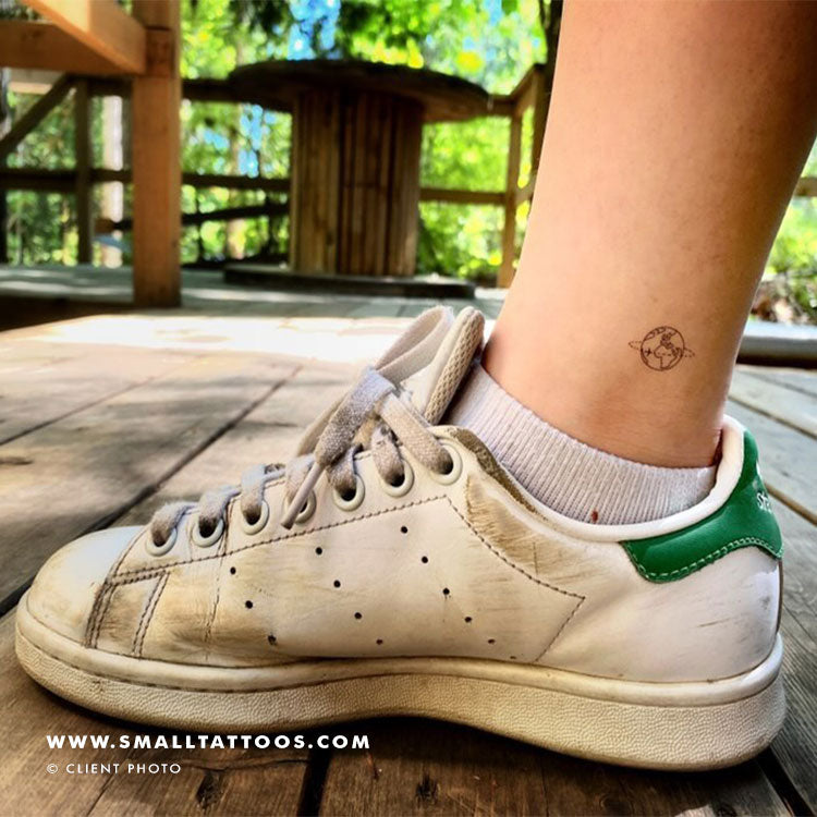 World Travel Temporary Tattoo (Set of 3)