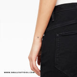 Taurus Zodiac Symbol Temporary Tattoo (Set of 3)