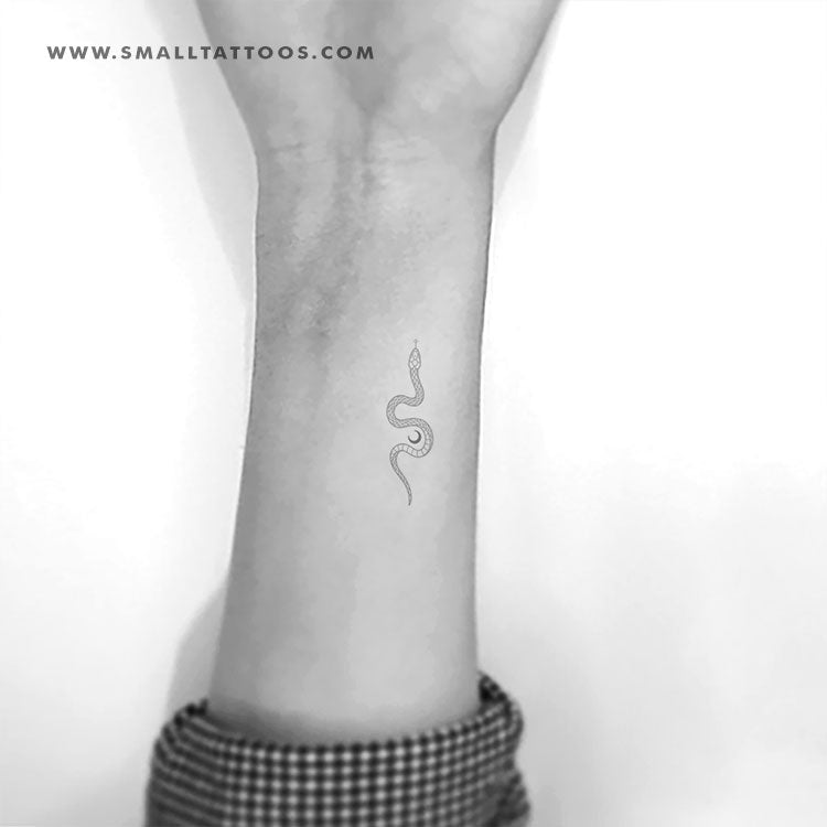 Tatuaje temporal de la serpiente Soma de Jakenowicz (juego de 3)