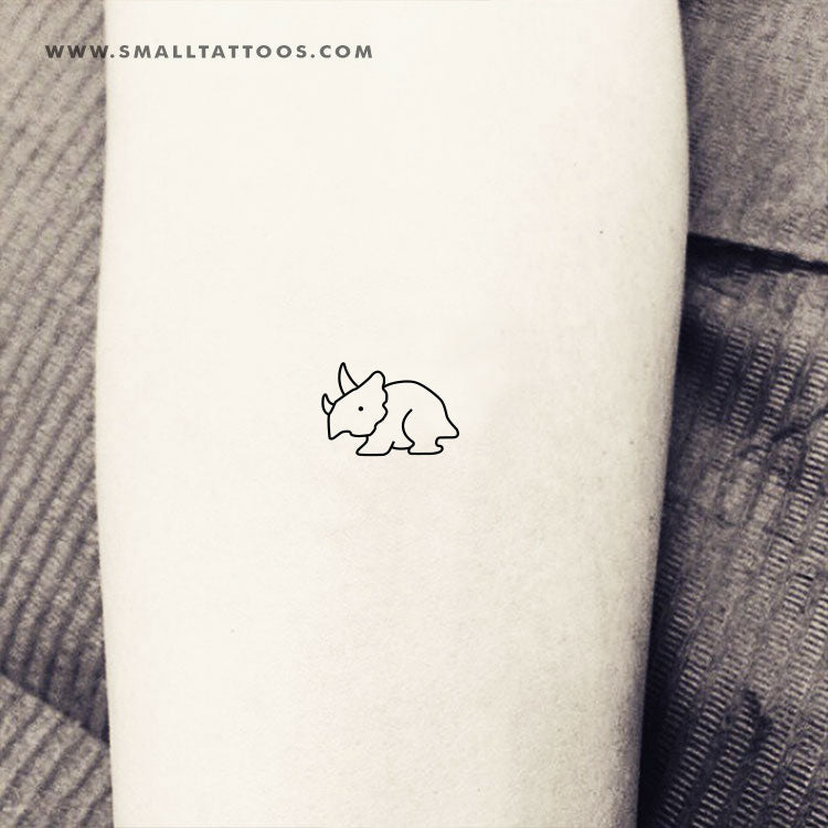Matching Dinosaur Temporary Tattoo (Set of 3x3)