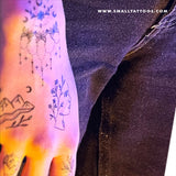 Blossoming Woman Temporary Tattoo by Tukoi (Set of 3)