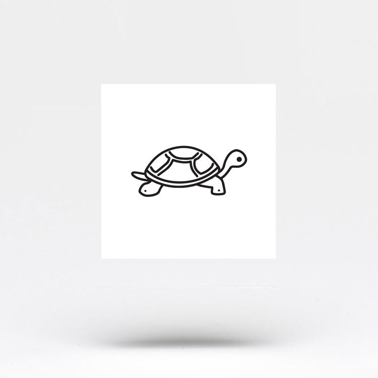 Tortoise Temporary Tattoo (Set of 3)