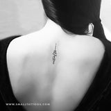 Unalome Temporary Tattoo (Set of 3)