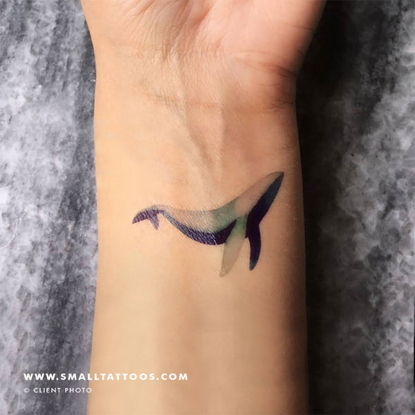 Whale Temporary Tattoo by Zihee (Set of 3)