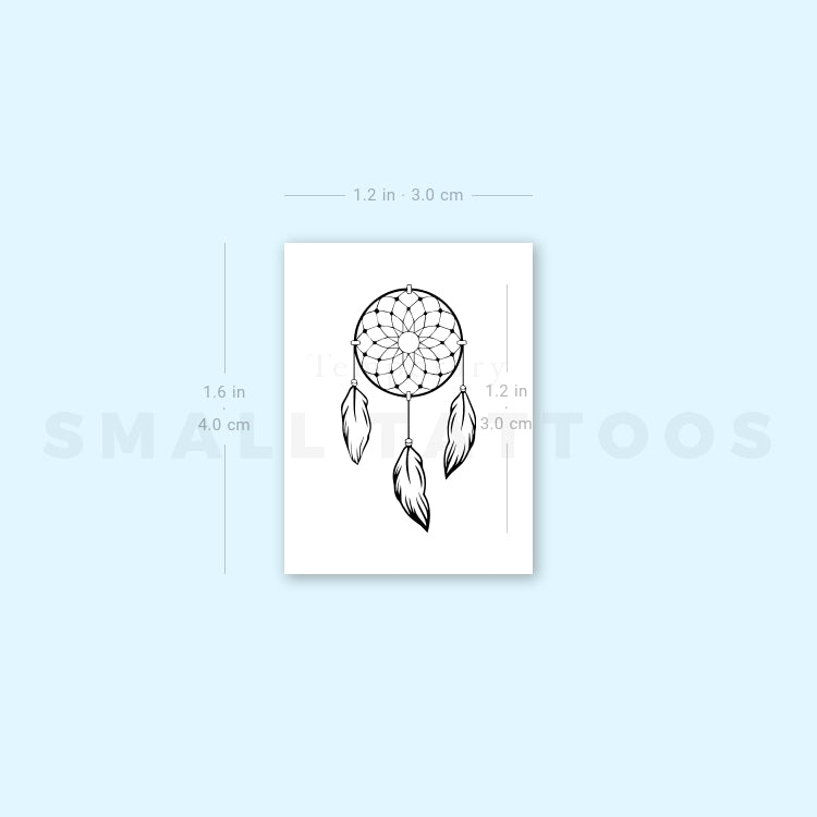 Little Dreamcatcher Temporary Tattoo (Set of 3)