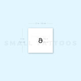 Number 6 Temporary Tattoo (Set of 3)