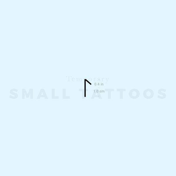 Laguz Rune Temporary Tattoo (Set of 3)