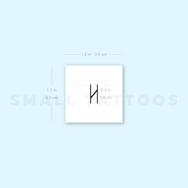 Haglaz Rune Temporary Tattoo (Set of 3)