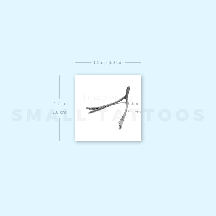 Wishbone Temporary Tattoo (Set of 3)