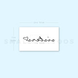 Sisters Love Temporary Tattoo (Set of 3)