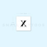 Madonna X Letter Temporary Tattoo (Set of 3)