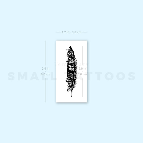 Feather Temporary Tattoo (Set of 3)