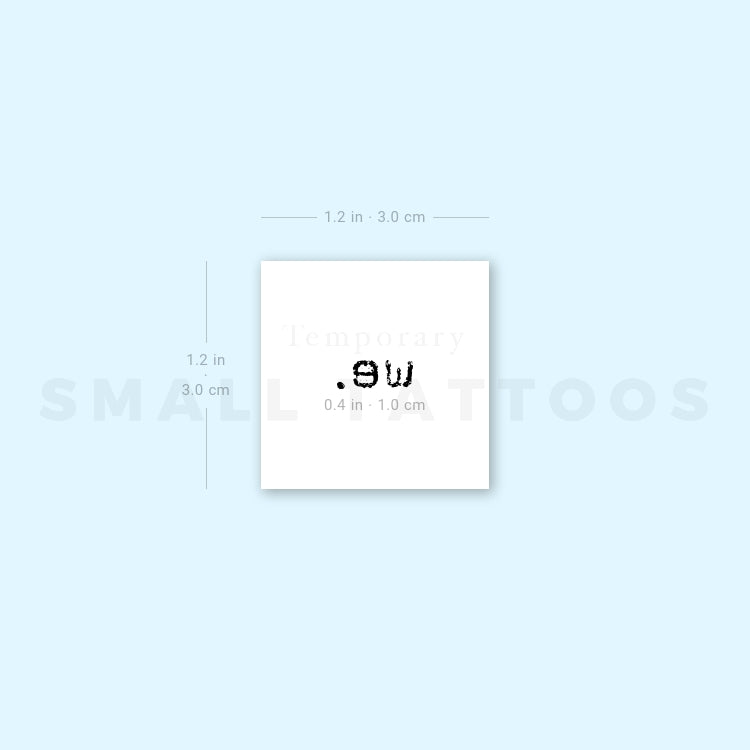 We Temporary Tattoo (Set of 3)