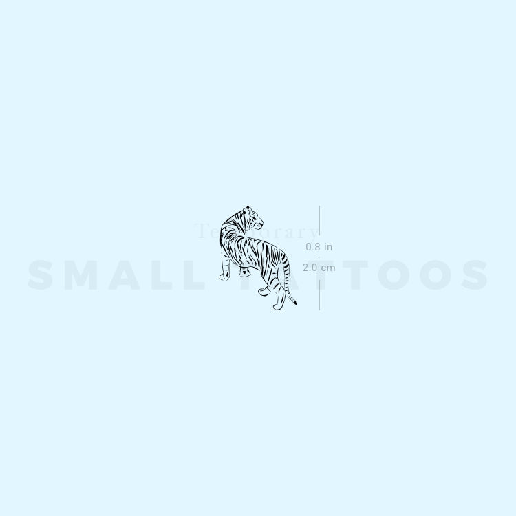 Tiger Temporary Tattoo (Set of 3)