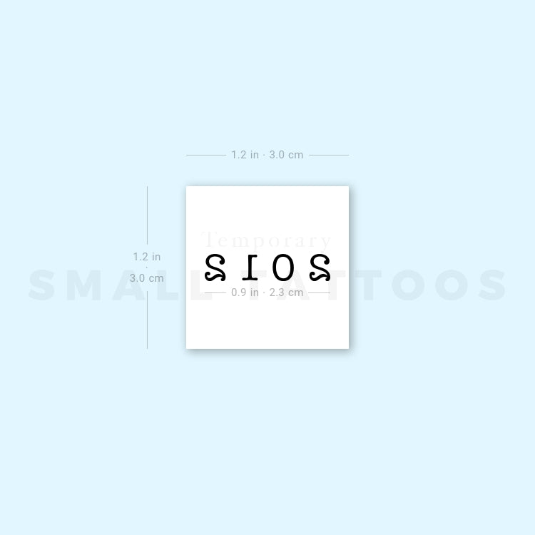 2012 Birth Year Temporary Tattoo (Set of 3)