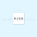 2018 Birth Year Temporary Tattoo (Set of 3)