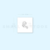 Old English S Letter Temporary Tattoo (Set of 3)