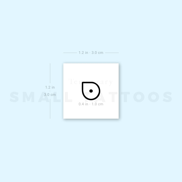 Empathy Symbol Temporary Tattoo (Set of 3)