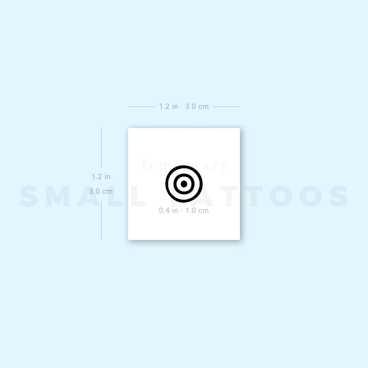 Integrity Symbol Temporary Tattoo (Set of 3)