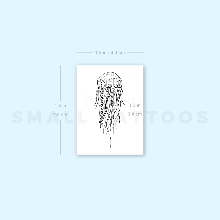 Jellyfish Temporary Tattoo (Set of 3)