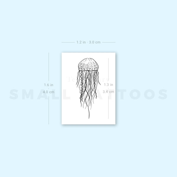 Jellyfish Temporary Tattoo (Set of 3)