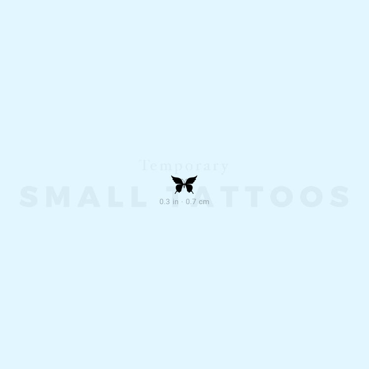 Tiny Butterfly Temporary Tattoo (Set of 3)
