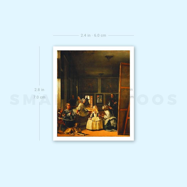 Tatuaje temporal de Las Meninas (juego de 3)
