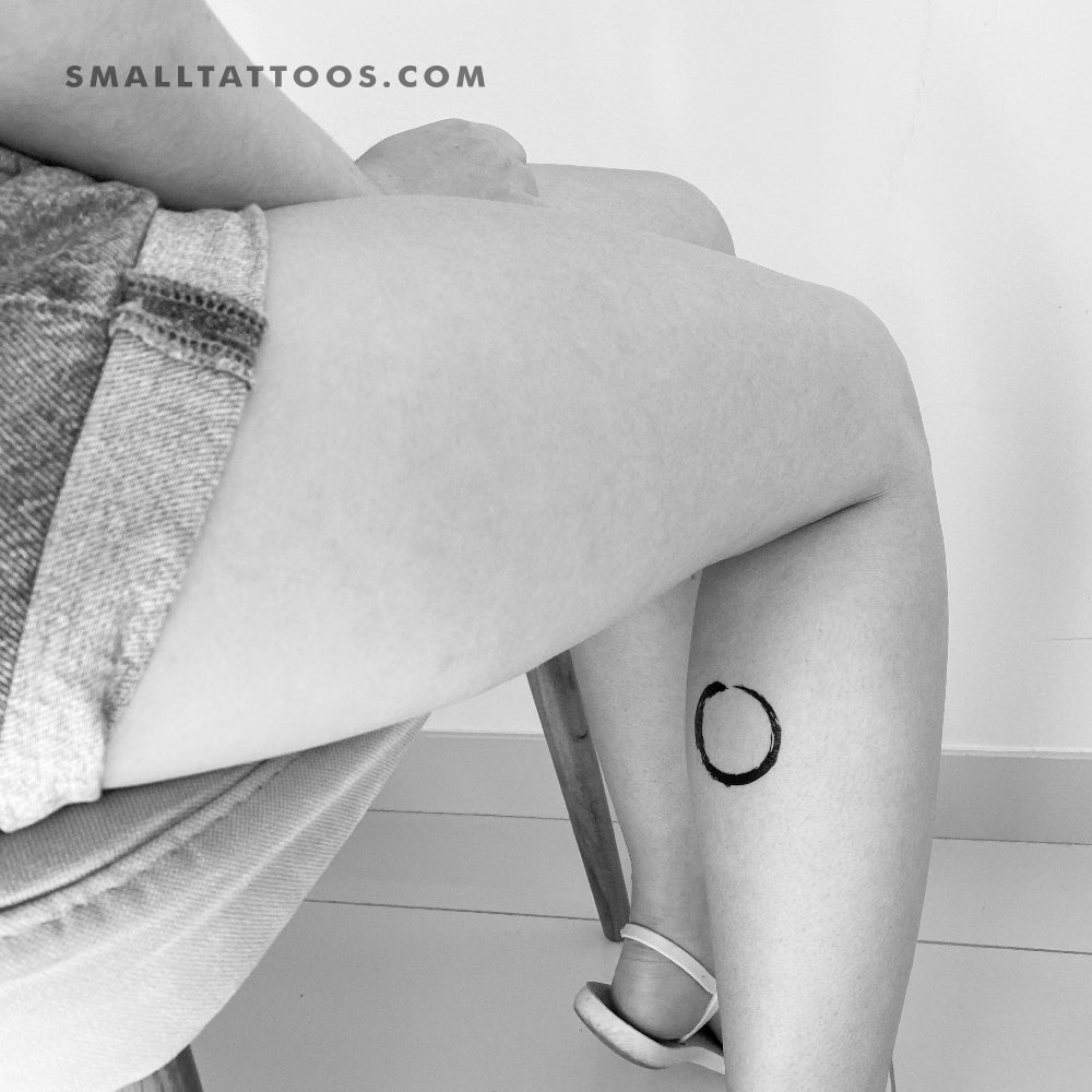 Tatuaje temporal Ensō (juego de 3)