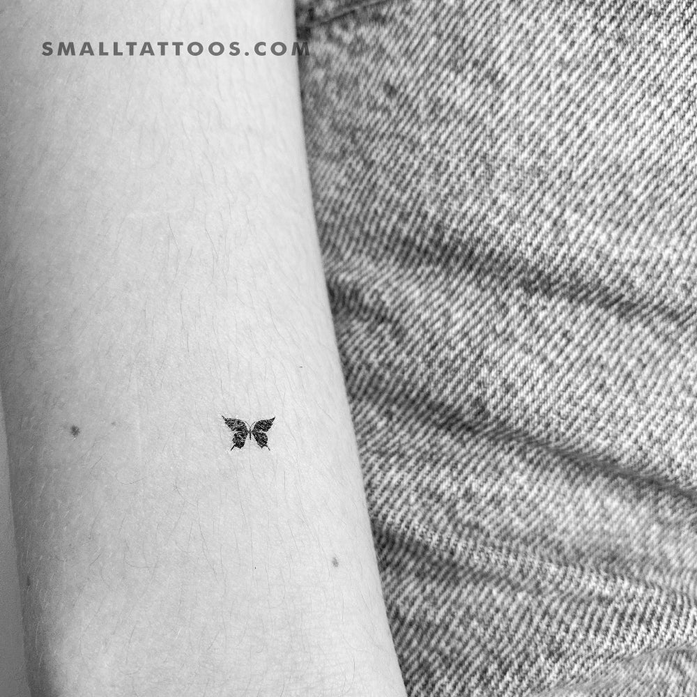 Tatuaje temporal de mariposa pequeña (juego de 3)