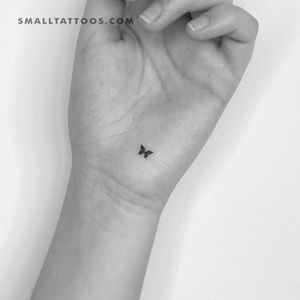 Tatuaje temporal de mariposa pequeña (juego de 3)