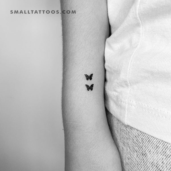 butterfly tattoos on ankle