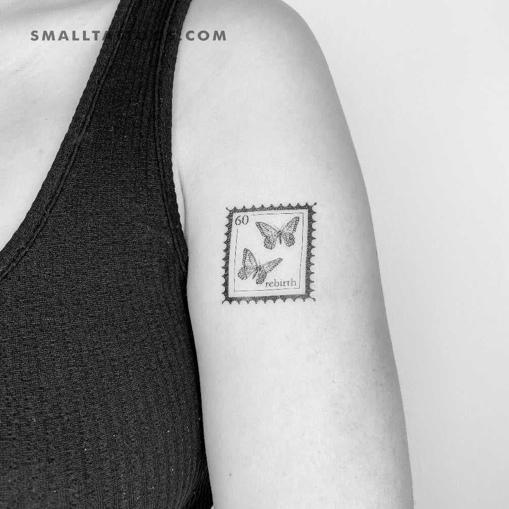 Tatuaje temporal de mariposa (juego de 3)
