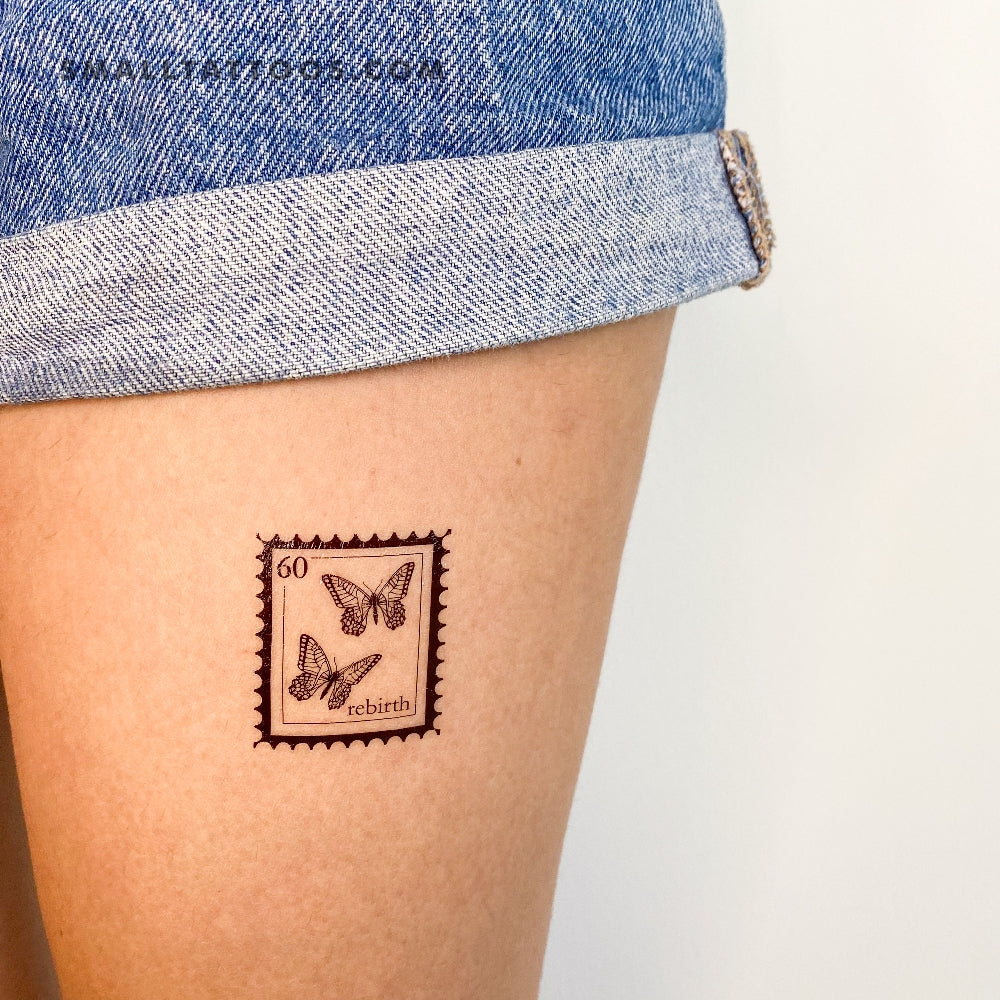 Tatuaje temporal de mariposa (juego de 3)