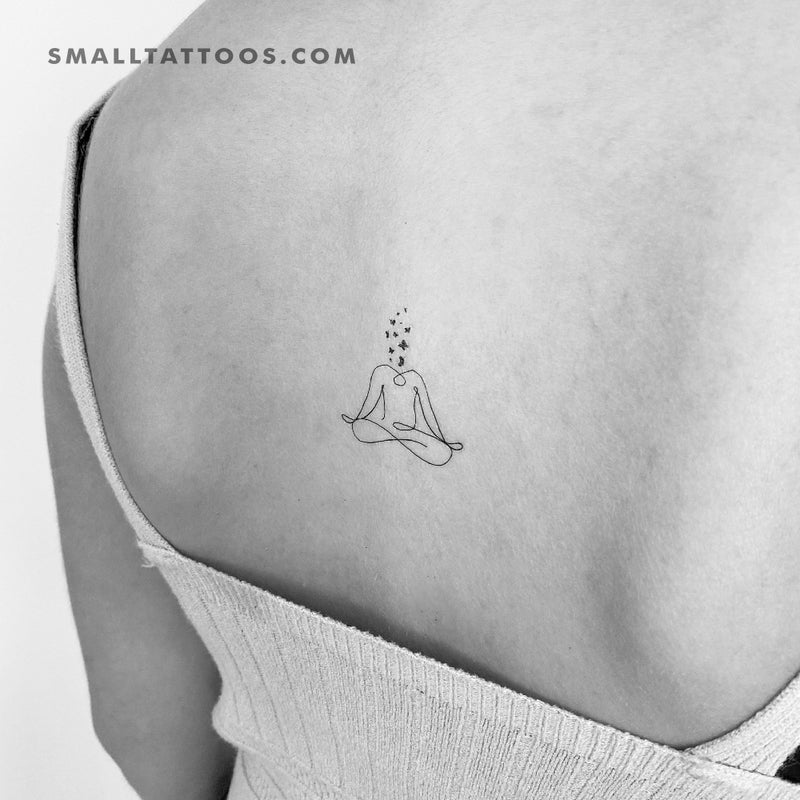 Meditation Tattoo Abstract | Tatueringsidéer